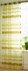 View Item Como Eyelet Contemporary Voile Panel (White/Lime)